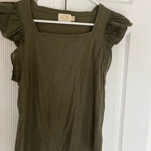 Nation Olive green t shirt